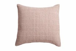 Accent + Throw Pillows | 20X20 Waffle Blush Square Pillow Accent + Throw Pillows Accent + Throw Pillows