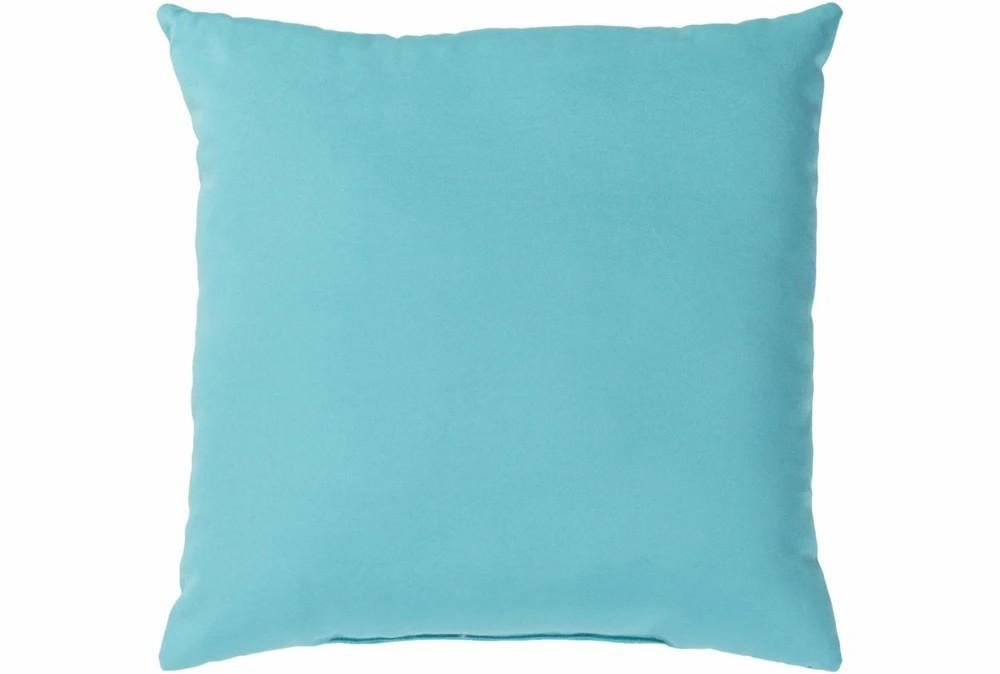 Accent + Throw Pillows | Outdoor Accent Pillow-Aqua Solid 16X16 Accent + Throw Pillows Accent + Throw Pillows