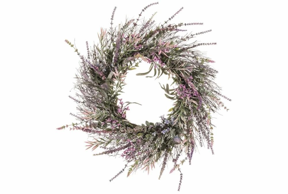 Artificial Plants | 24″ Artificial Lavender Wreath Artificial Plants Artificial Plants