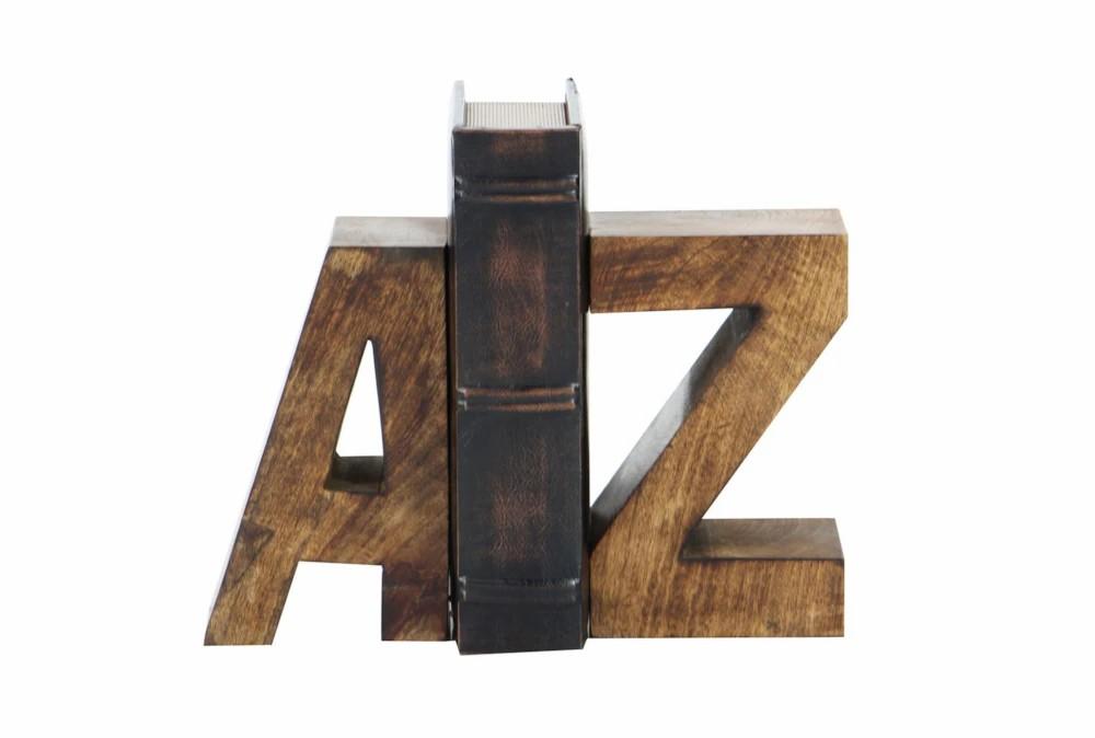 Bookends | 8 Inch Wood Bookend Bookends Bookends