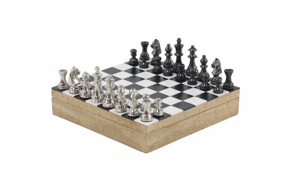 Candle Holders | 12 Inch Chess Set In Wood Box Candle Holders Candle Holders