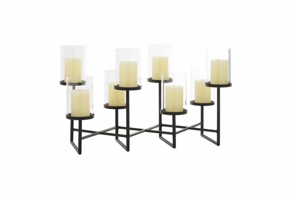 Candle Holders | 16″ Black Metal Candelabra Candle Holders Candle Holders