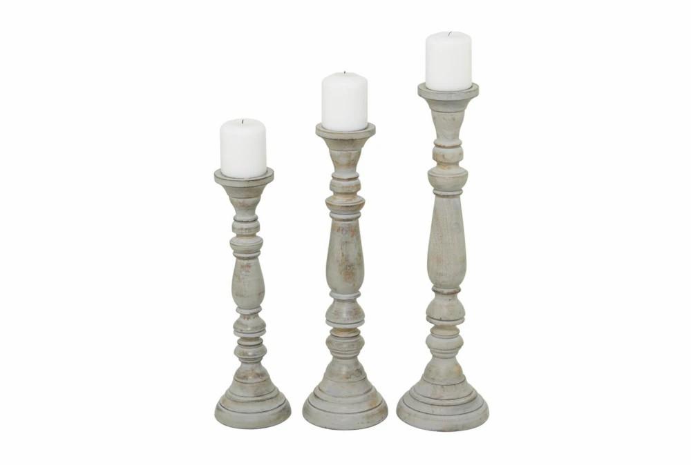 Candle Holders | 3 Piece Set Wooden Candleholders Candle Holders Candle Holders