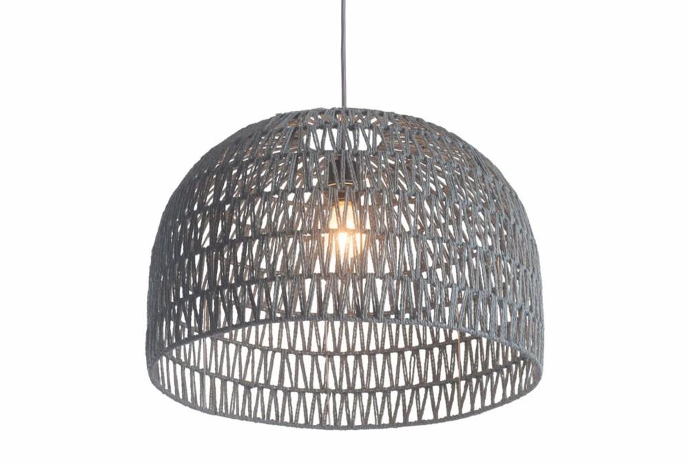 Chandeliers | 21X13.8 Gray Woven Dome Chandelier Chandeliers