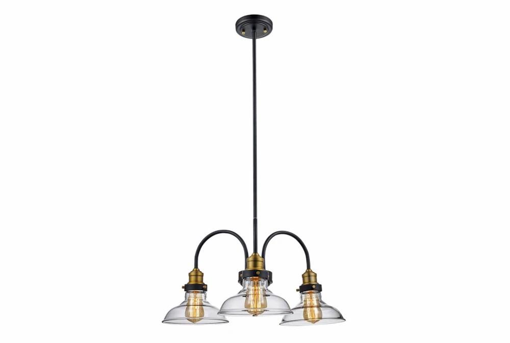 Chandeliers | 24X11 3Lt Industrial Bell Pendants Chandeliers