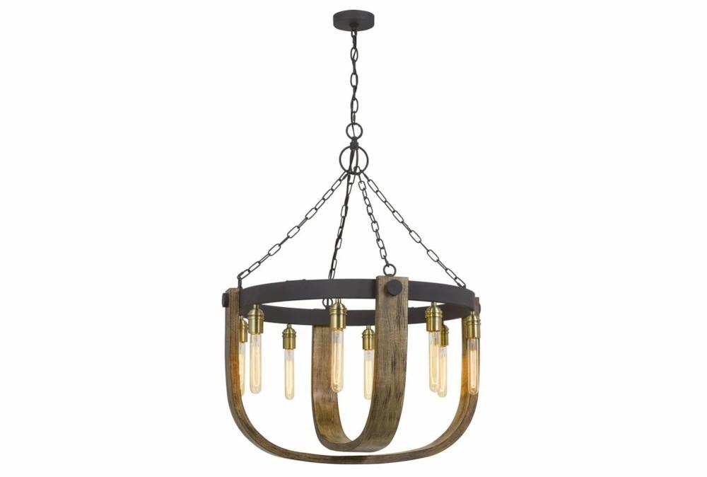 Chandeliers | 30X35 Wood 8 Light Chandelier Chandeliers