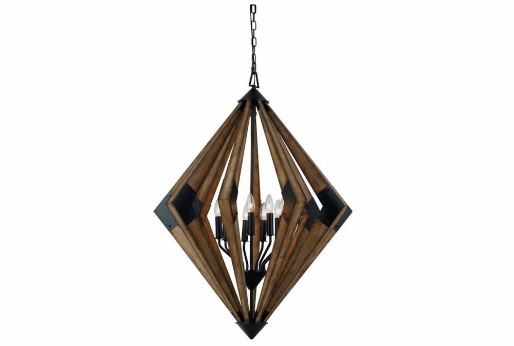 Chandeliers | 30X40 Wood 9 Light Chandelier Chandeliers