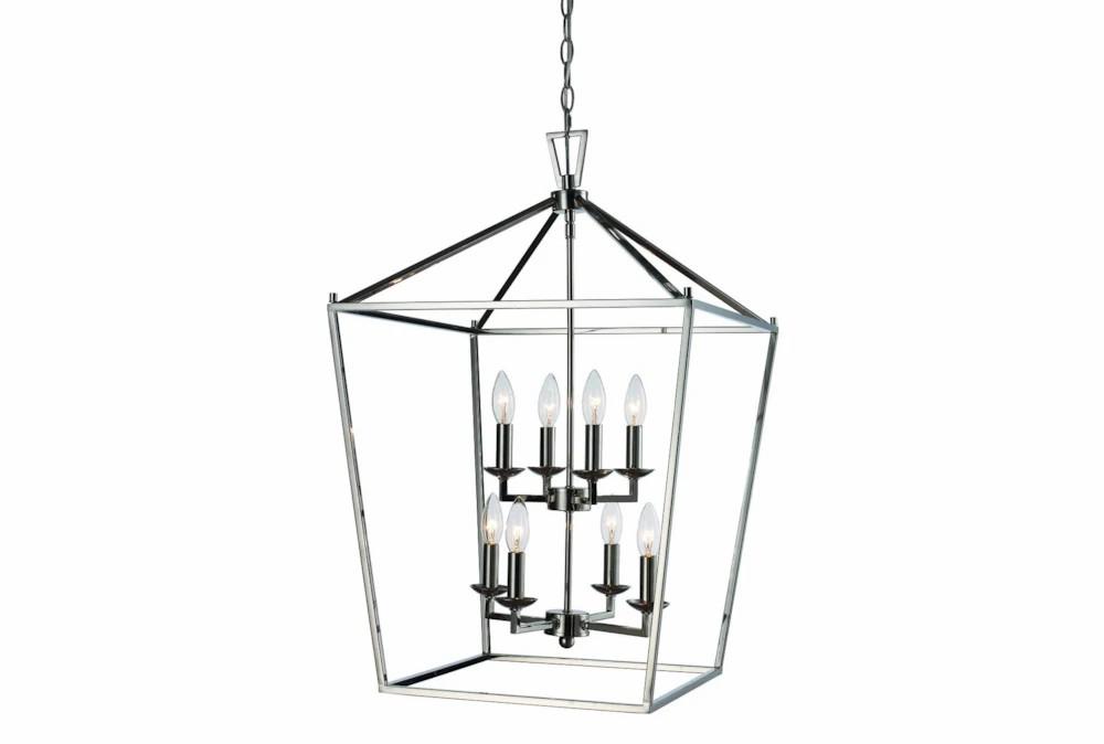 Chandeliers | Martin 19X26 Chrome 8Lt Lantern Chandelier Chandeliers