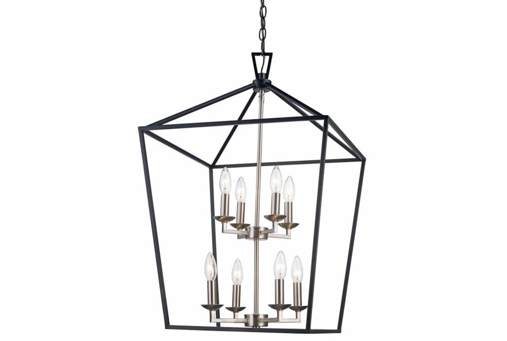 Chandeliers | Martin 26X39.3 Blk/Brz 8Lt Lantern Chandelier Chandeliers