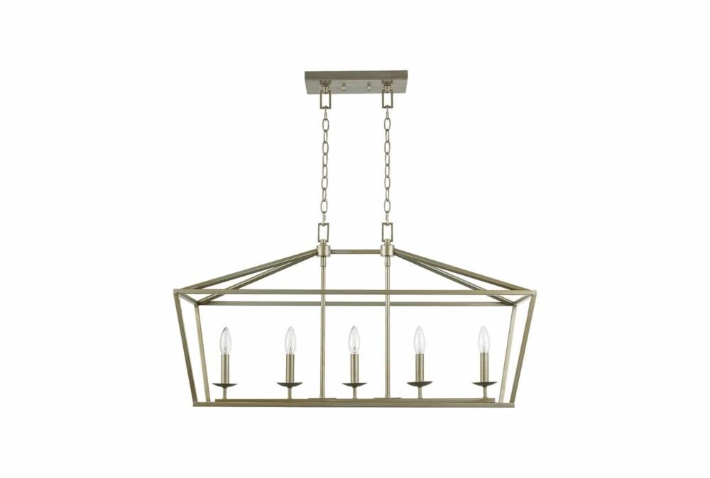 Chandeliers | Martin 36X19.5 Silver 5Lt Lantern Chandelier Chandeliers