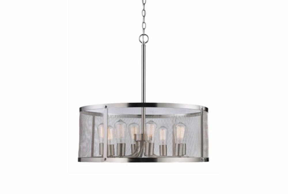 Chandeliers | Pendant-Drexel Nickel 8-Light Chandeliers