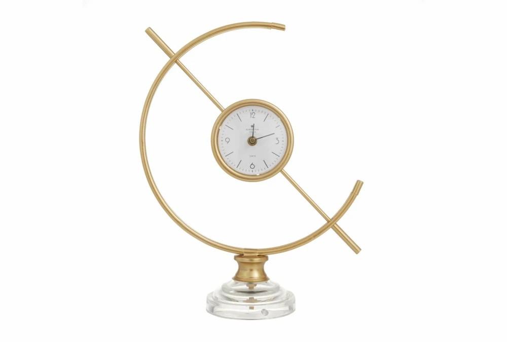 Clocks | 16″ Gold Metal Minimalist Armilary Clock Clocks Clocks