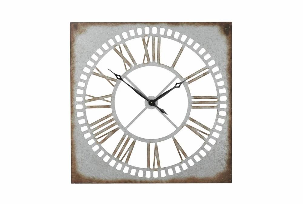 Clocks | 36 Inch Aged Metal Roman Clock Clocks Clocks