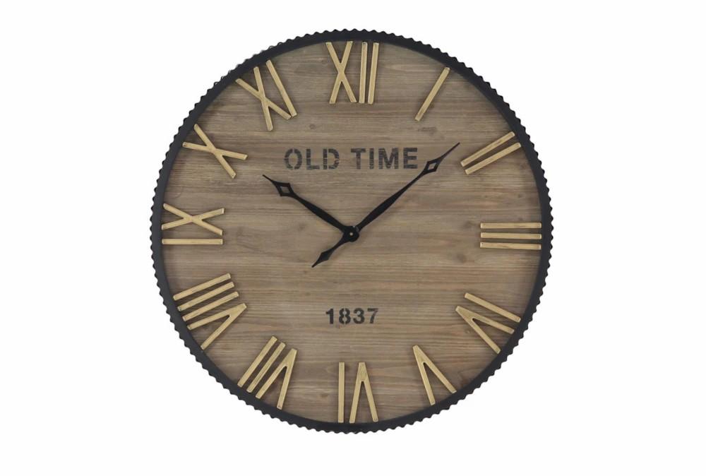 Clocks | Wood Metal Wall Clock Clocks Clocks