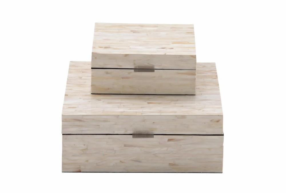 Decorative Boxes | 2 Piece Set Mother Of Pearl Boxes Decor Decorative Boxes