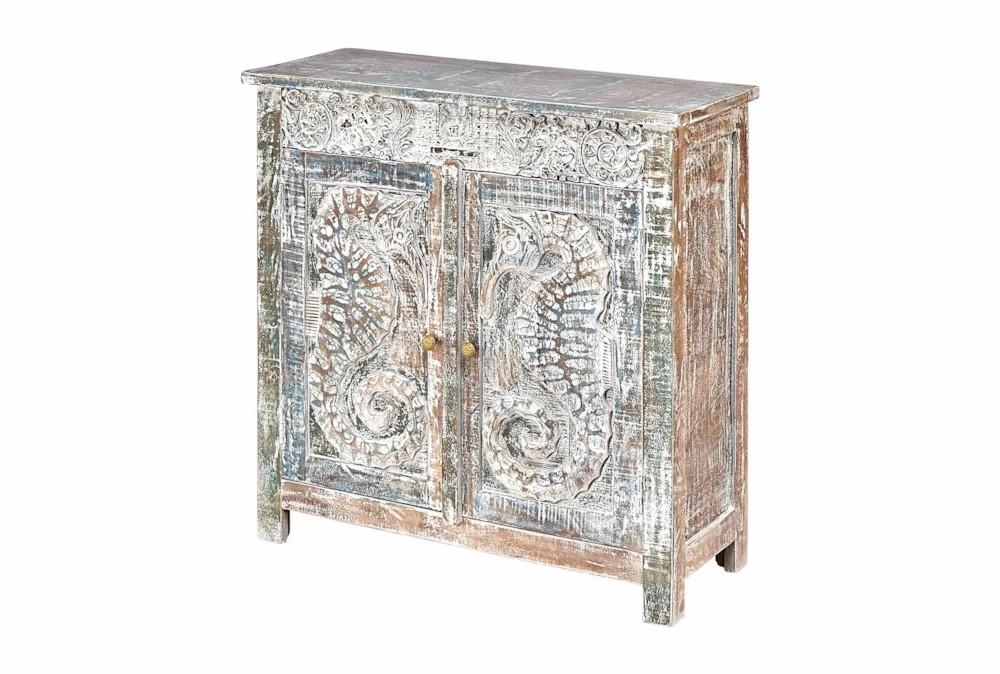 Elements | Carved Sealife 2 Door Cabinet Decor Elements