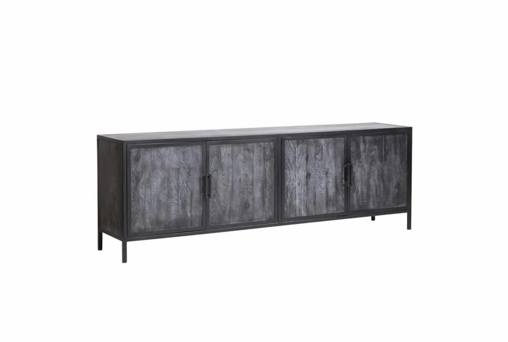 Elements | Mango + Iron Frame 4 Door Sideboard Decor Elements