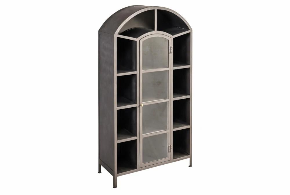 Elements | Metal + Glass Arched Tall Cabinet Decor Elements