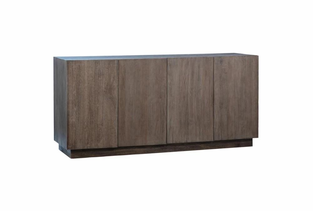 Elements | Plinth Base 4 Door Oak Sideboard Decor Elements