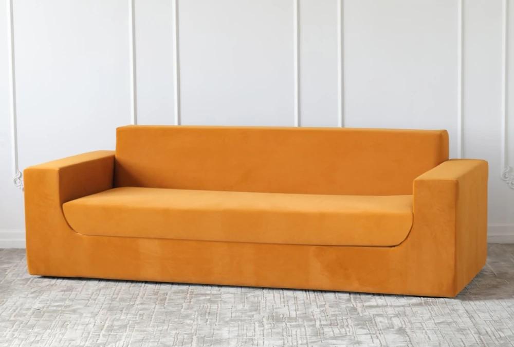 Elements | Toffee Velvet Sofa Decor Elements