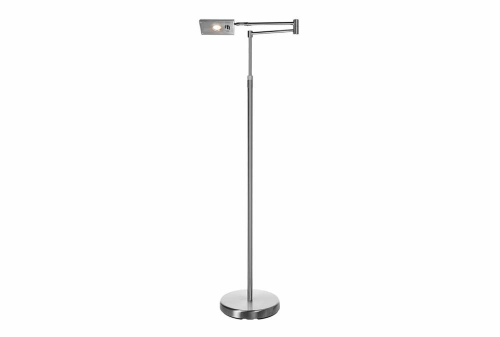 Floor Lamps | 55 Inch Brushed Nickel Swing Arm Floor Lamp Decor Floor Lamps