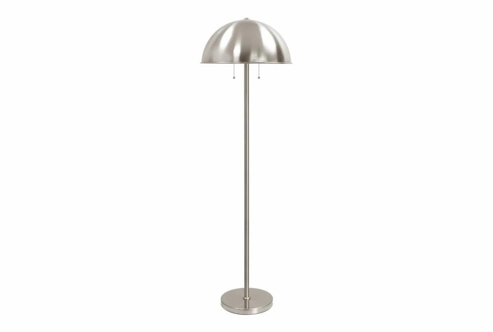 Floor Lamps | 59″ Silver Chrome Mushroom Dome Stick Floor Lamp Decor Floor Lamps