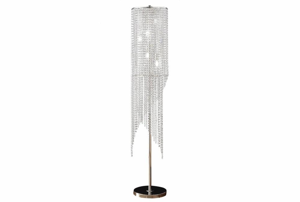 Floor Lamps | 61 Inch Clear Crystal Bead Chandelier Floor Lamp Decor Floor Lamps