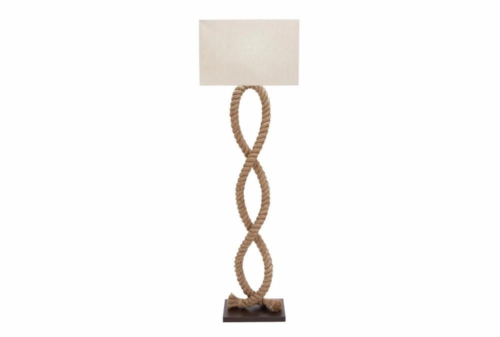 Floor Lamps | 63 Inch Brown Jute Rustic Floor Lamp Decor Floor Lamps