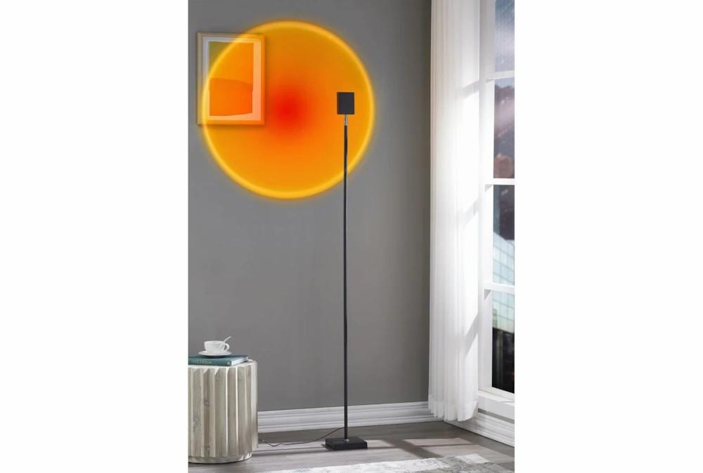 Floor Lamps | 63 Inch Orange + Pink Projector Floor Lamp Decor Floor Lamps