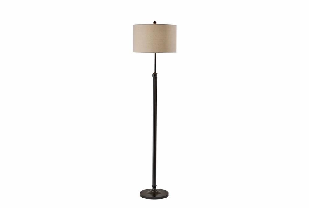 Floor Lamps | 65″ Antique Bronze + Linen Shade Classic Adustable Floor Lamp Decor Floor Lamps