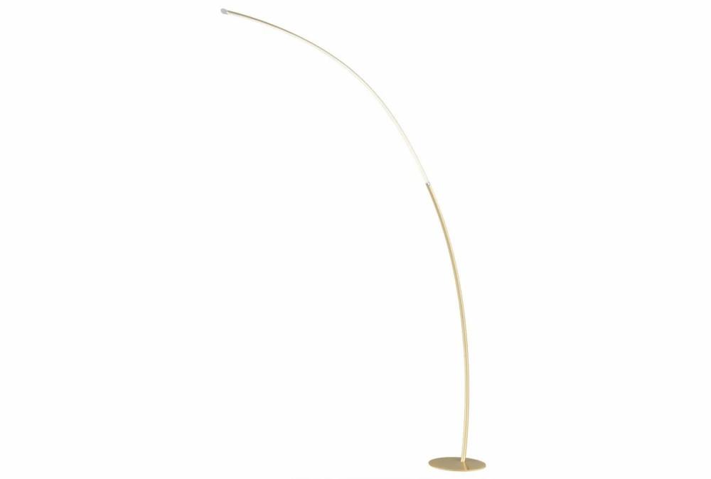 Floor Lamps | 80 Inch Powder Gold Dimmable Led Arc Floor Lamp Decor Floor Lamps