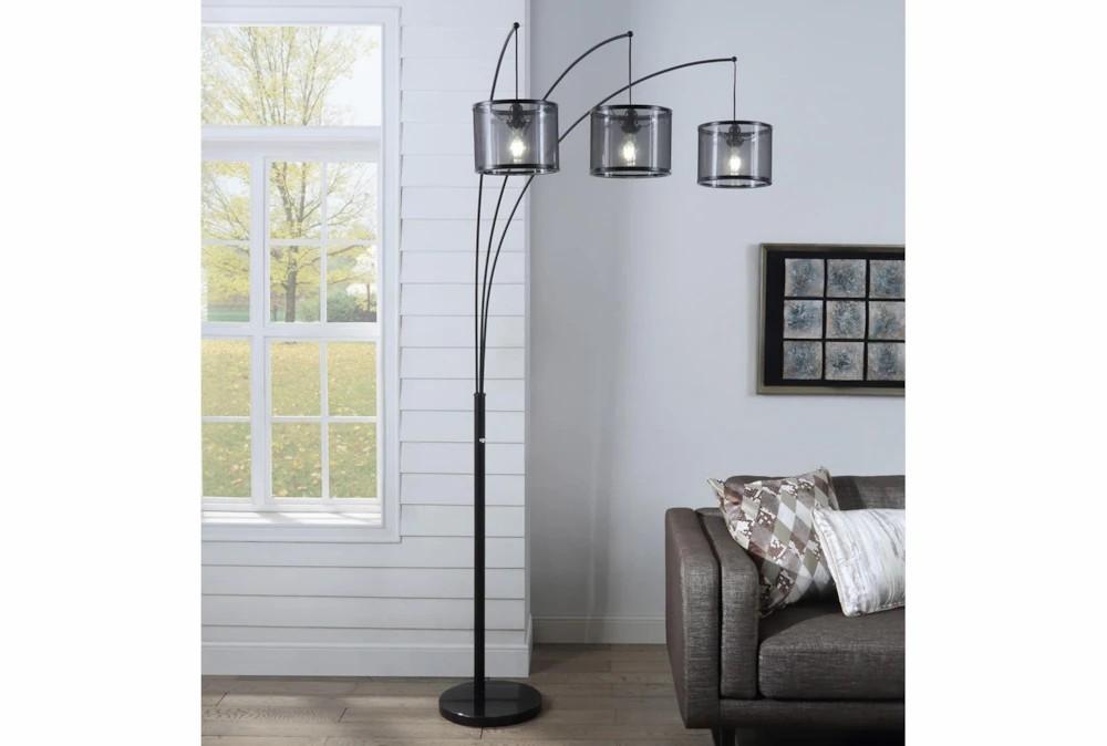 Floor Lamps | 86″H Black 3-Arm Arc Lamp Decor Floor Lamps