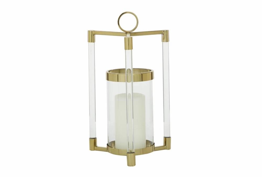 Lanterns | 18 Inch Gold Stainless Steel Lantern Decor Lanterns