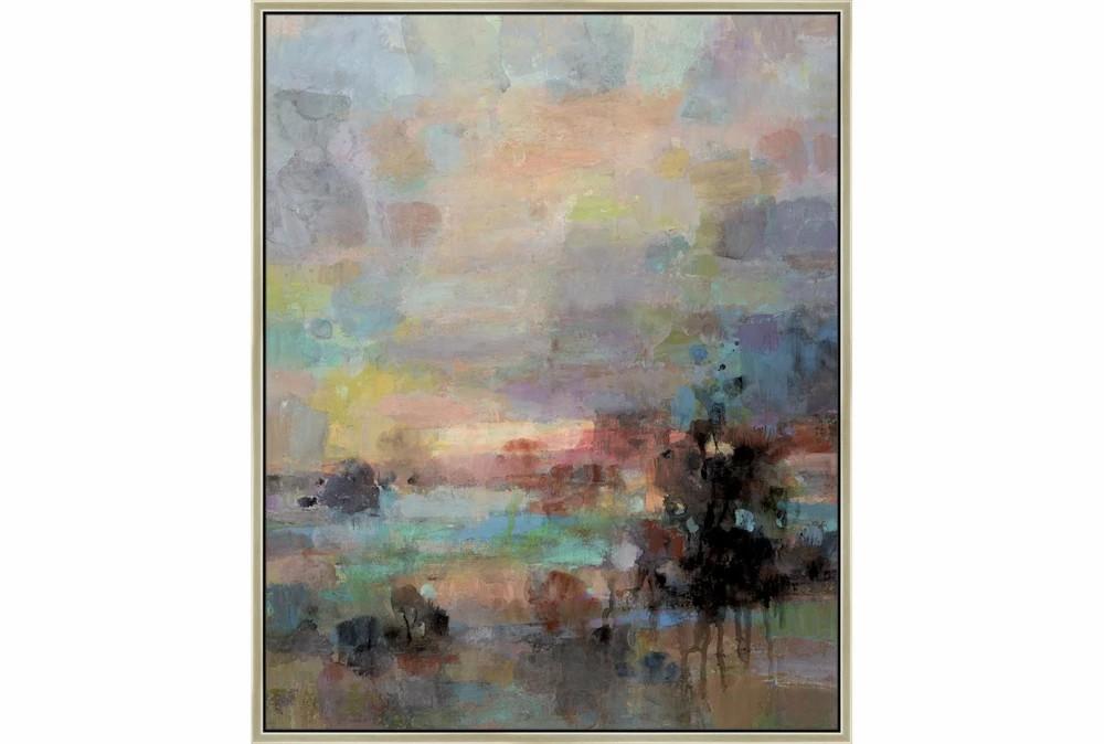 Large Wall Art | 42X52 Colors Of Dusk I With Champagne Frame Decor Large Wall Art