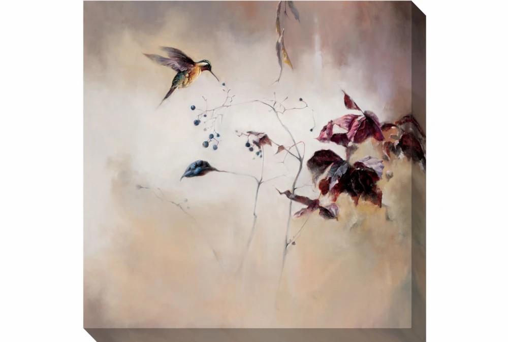 Large Wall Art | 48X48 Hummingbird In Flight Decor Large Wall Art