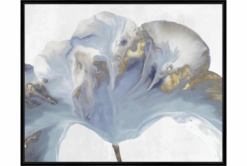 Large Wall Art | 52X42 Flowing Floral Ii With Black Frame Decor Large Wall Art