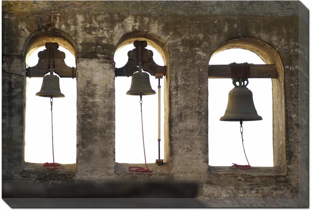 Large Wall Art | 60X40 Mission Bells Decor Large Wall Art