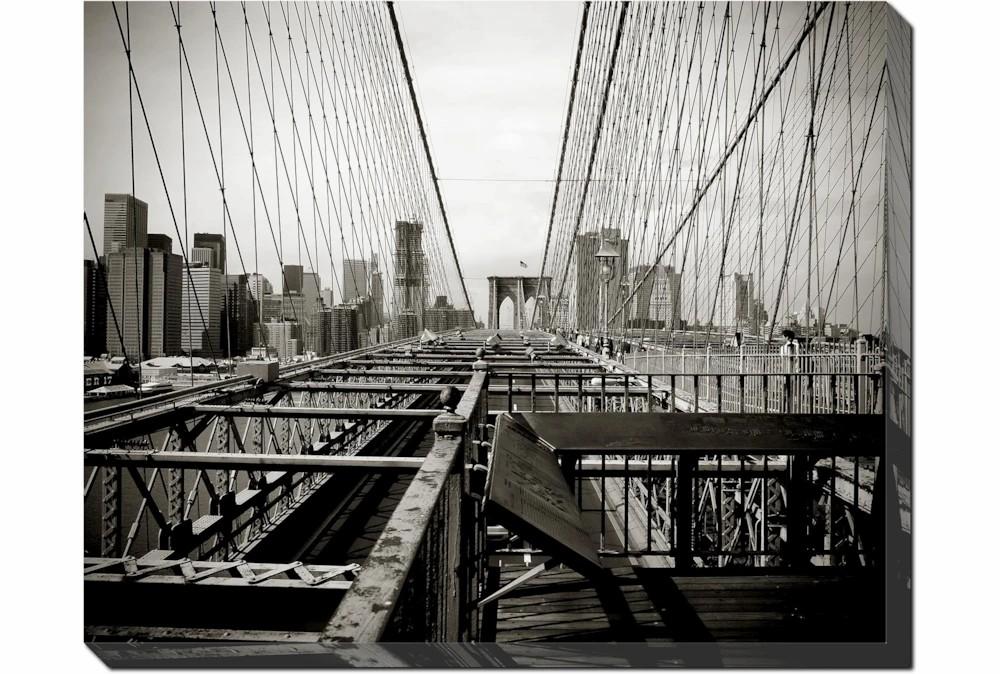 Large Wall Art | Picture-Brooklyn Bridge 50X40 Decor Large Wall Art