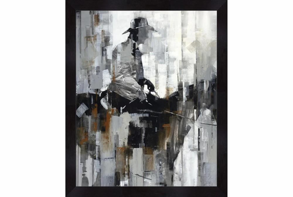 Large Wall Art | Picture-Man On A Horse 43X53 Decor Large Wall Art