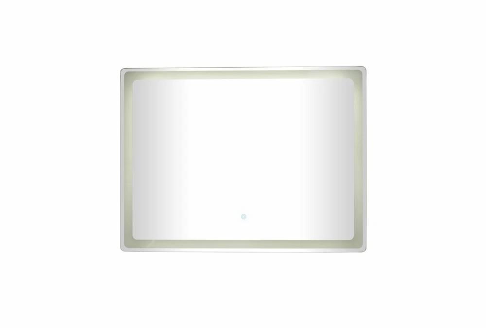 Mirrors | 30X39 Led Lighted Rectangular Vanity Wall Mirror With Defogger + Color Temperature Control Decor Mirrors