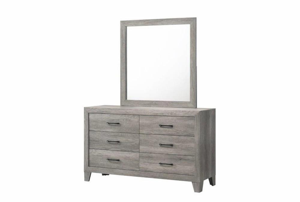 Mirrors | Hope Light Grey Mirror Decor Mirrors