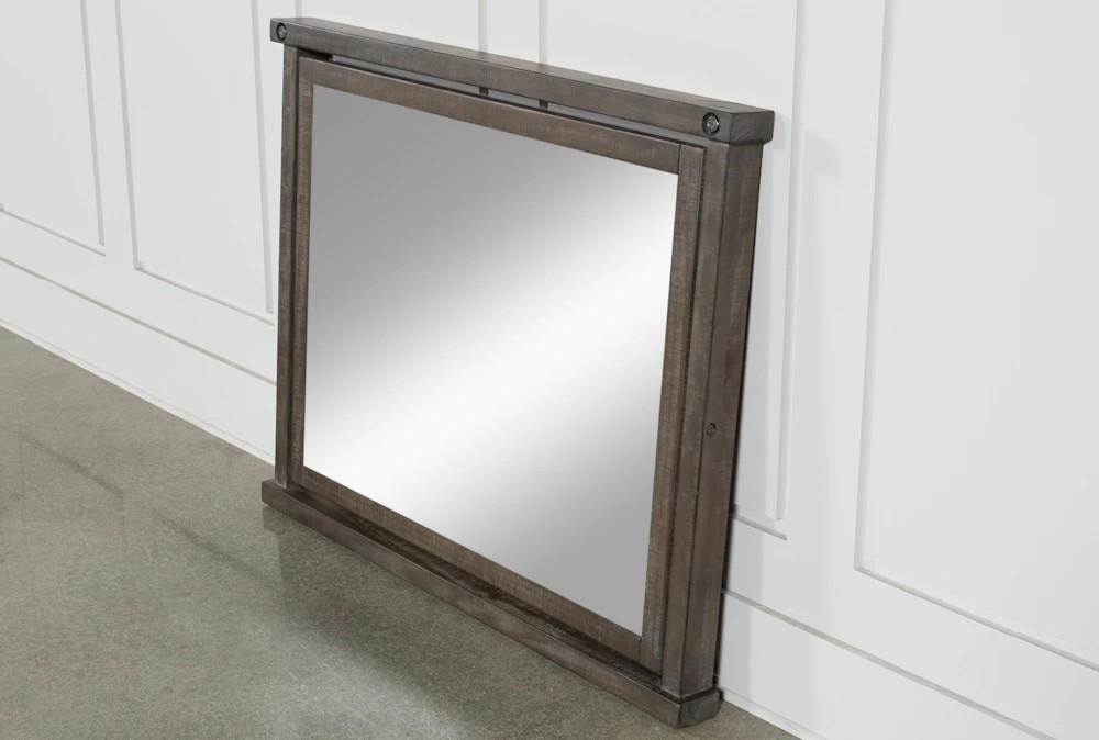 Mirrors | Jaxon Grey Wood 39″ Mirror Decor Mirrors