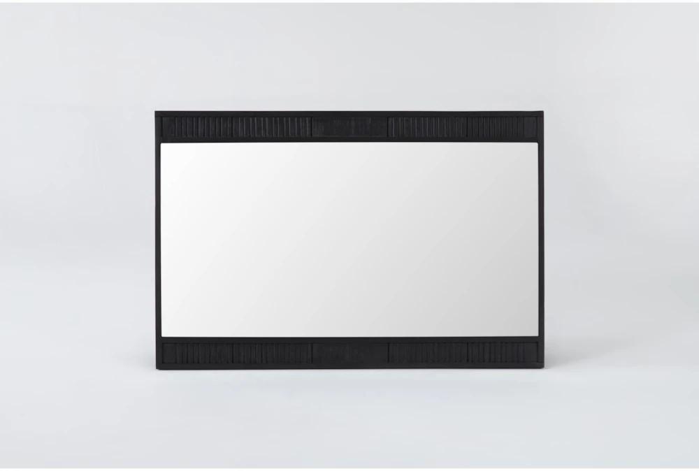 Mirrors | Joren Black Wood 31″ Mirror Decor Mirrors