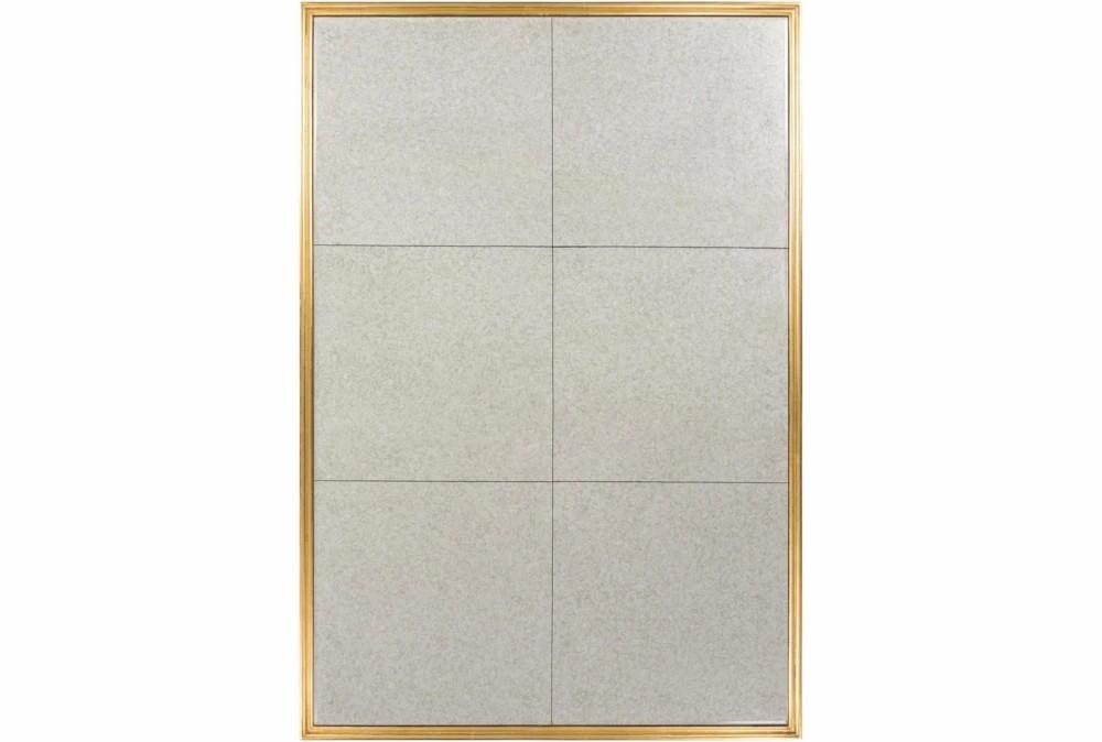 Mirrors | Mirror-Gold Leaf Grid 40X60 Decor Mirrors