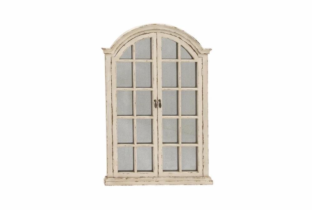 Mirrors | Mirror-White Wash Door 31X45 Decor Mirrors