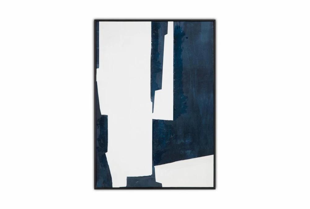 Paintings | 19.5X27.5 Blue And White Negative Space Ii Wall Art Decor Paintings