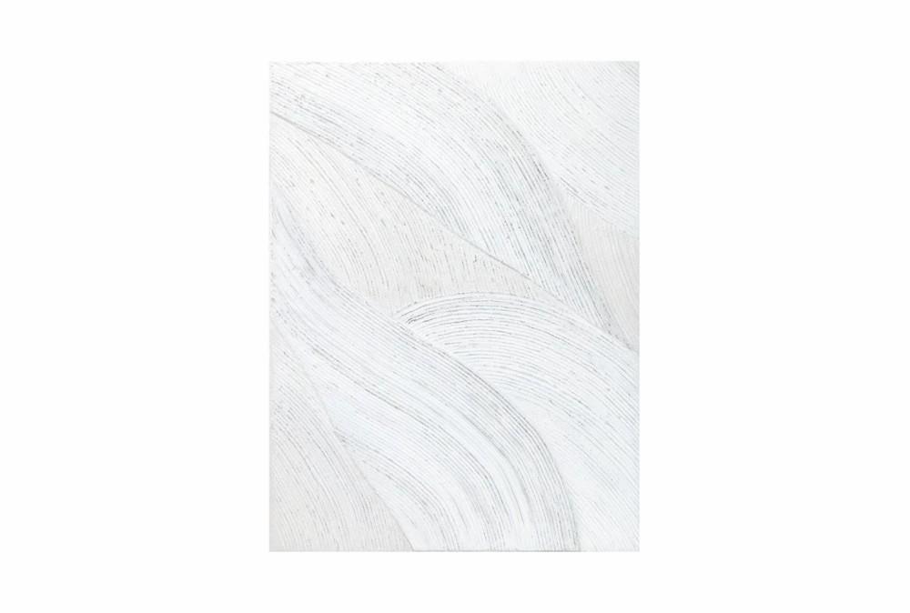 Paintings | 24X31.5 White Whispering Waves Wall Art Decor Paintings