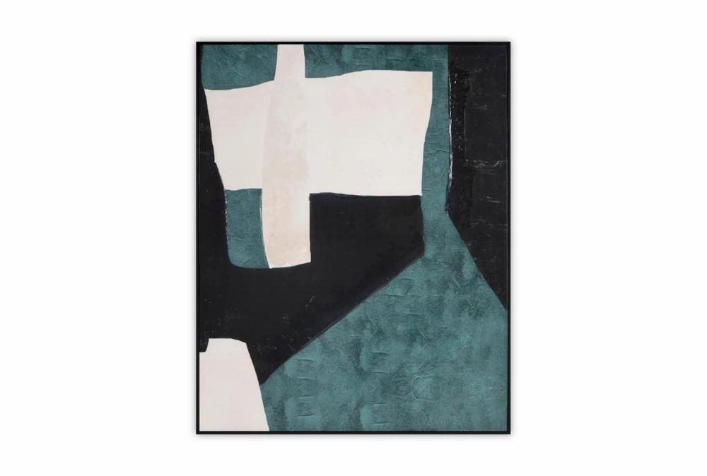 Paintings | 31.5X39.5 Teal Toned Abstract I Wall Art Decor Paintings