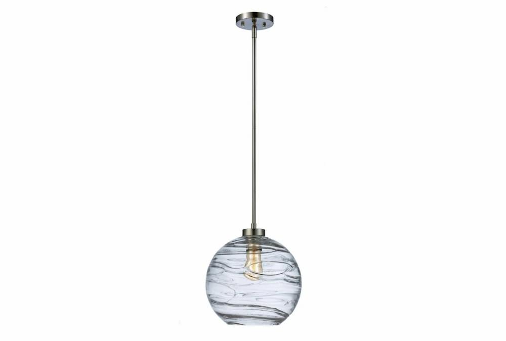 Pendant Lights | 11.7X51.3 Brushed Nickel Glass Dome Pendant Decor Pendant Lights