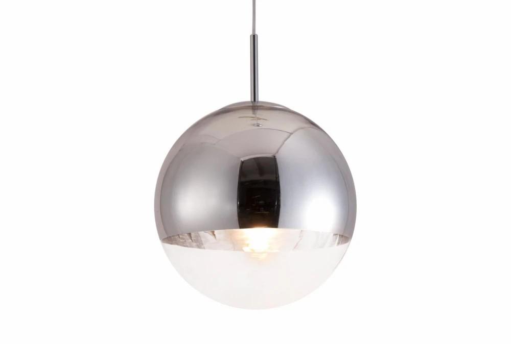 Pendant Lights | 11.8X15.8 Chrome And Glass Circle Pendant Decor Pendant Lights